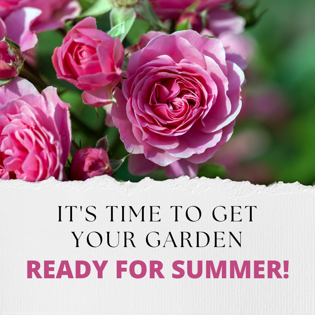 It’s time to get your garden ready for summer!
