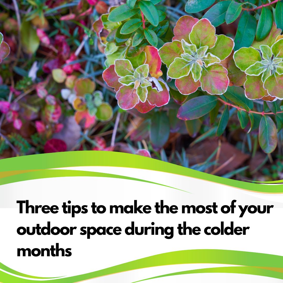 Three tips to make the most of your outdoor space during the colder months