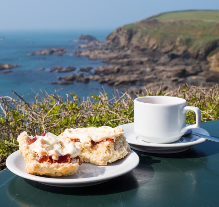 Tea and scone